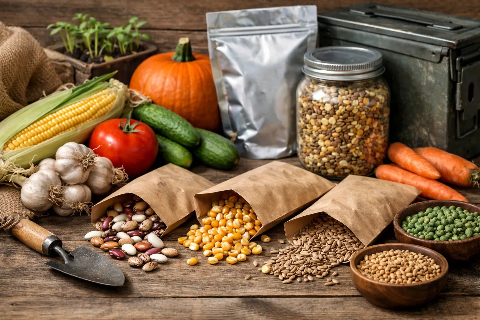 Best Survival Seeds for Long Term Storage