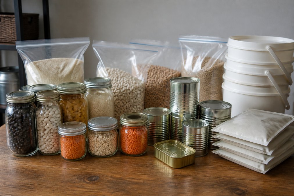 5 Cheap Emergency Food Storage Ideas That Work