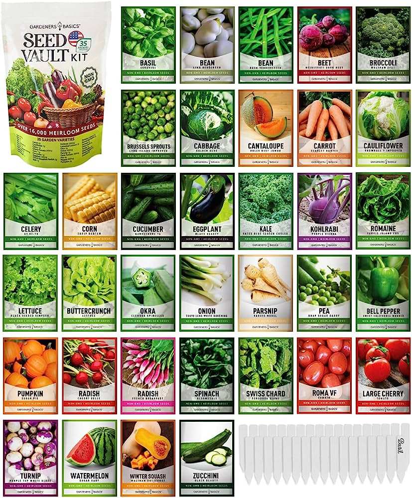 airtight containers with labeled seed packets for long-term seed storage preservation