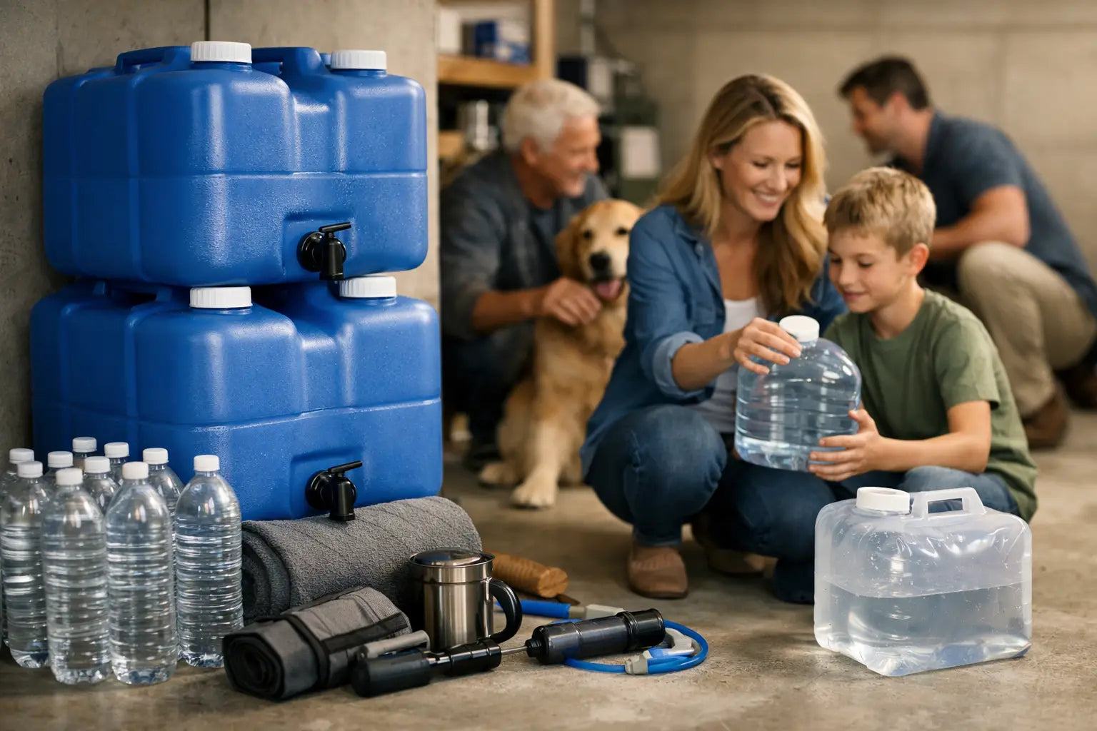 Emergency Water Storage for Families