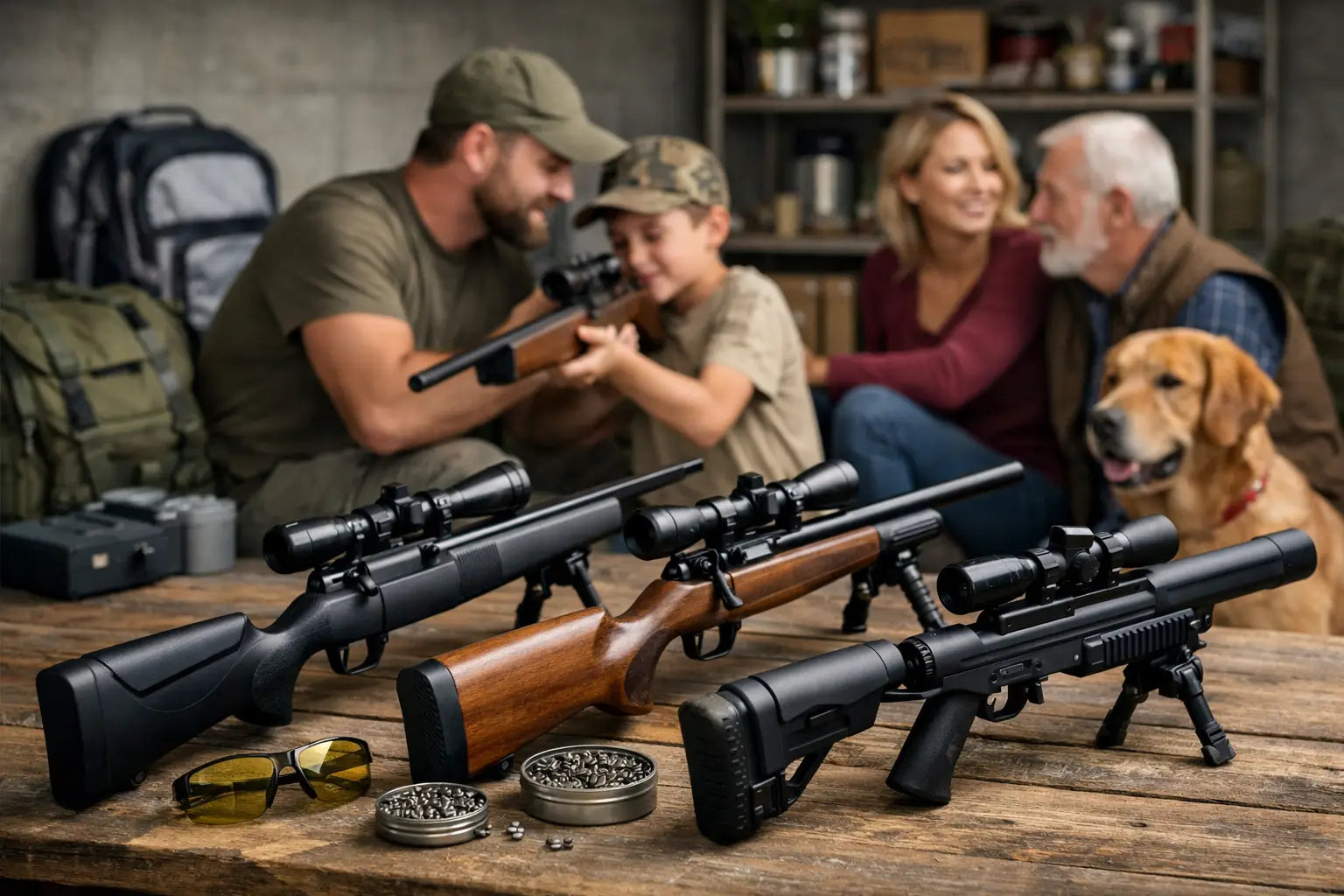 SHTF Prepper Club Airguns for Family Readiness