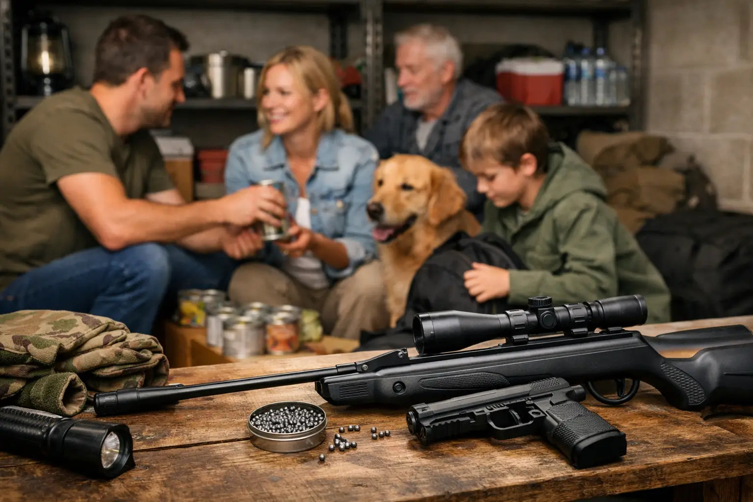 Why Non Licensed Airguns Help Family Preparedness