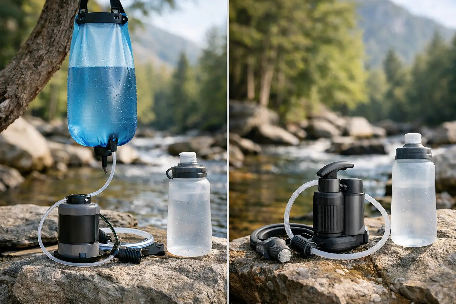 Gravity Filter Versus Pump Filter