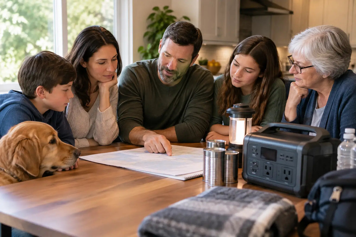Grid Failure Options for a Family Power Plan
