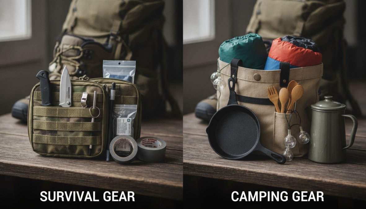 Survival Gear vs Camping Gear: Key Differences