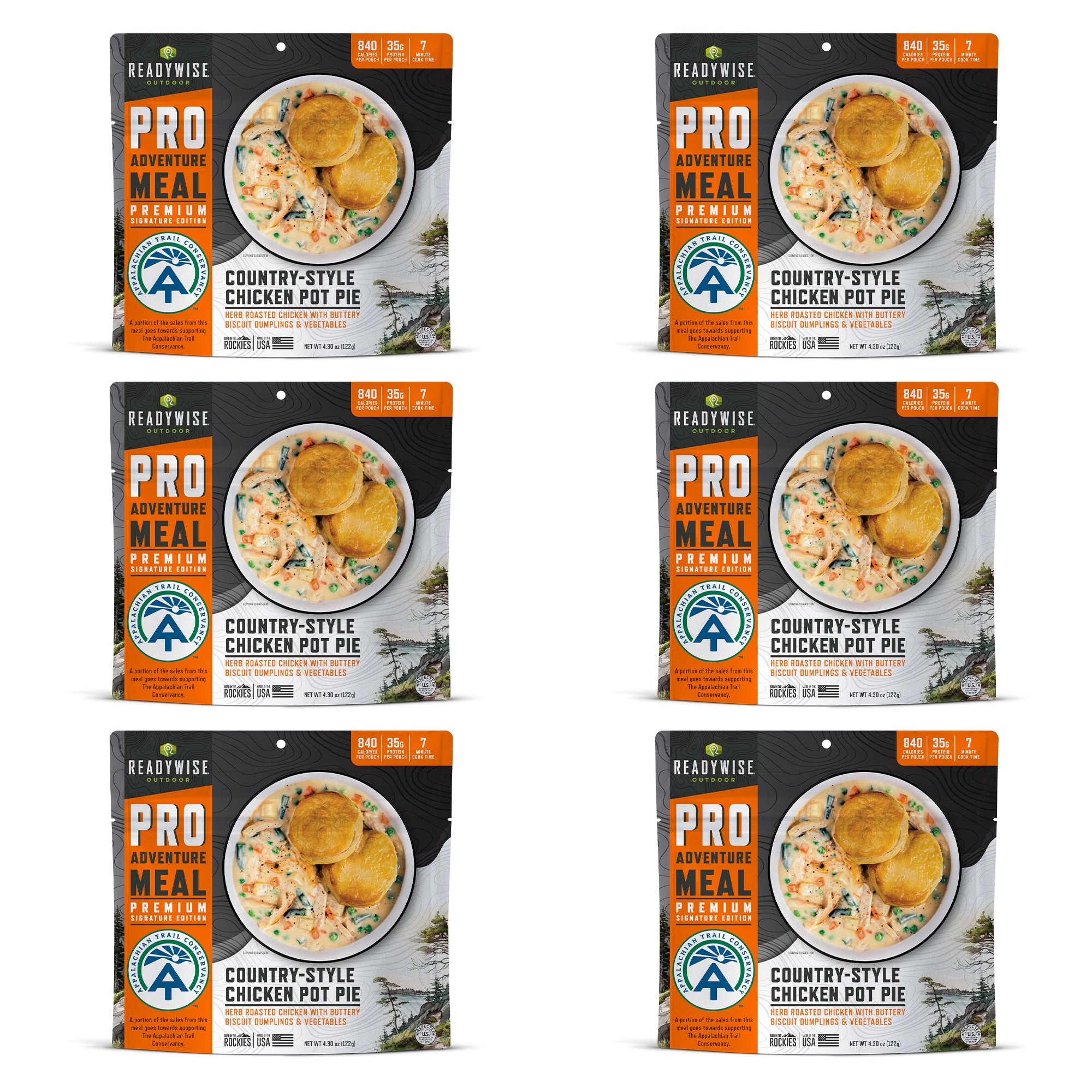 6 CT ReadyWise Pro Adventure Meal Classic Chicken Pot Pie