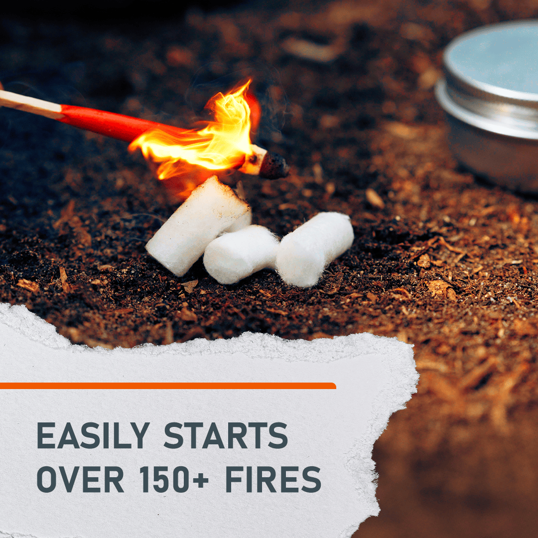 Emerge Survival Fire Starter Fire Starter Kit Emergency Fire Starter Kit | All-Weather Family Fire Kit