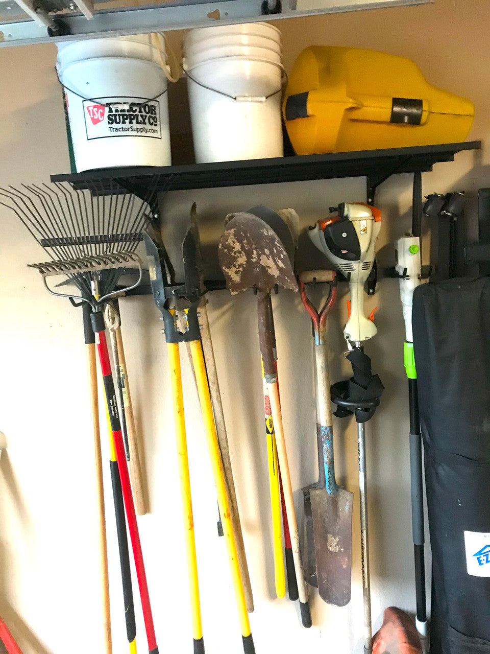 G-Tool + Shelf | Adjustable Wall Storage System | Holds 300 lbs