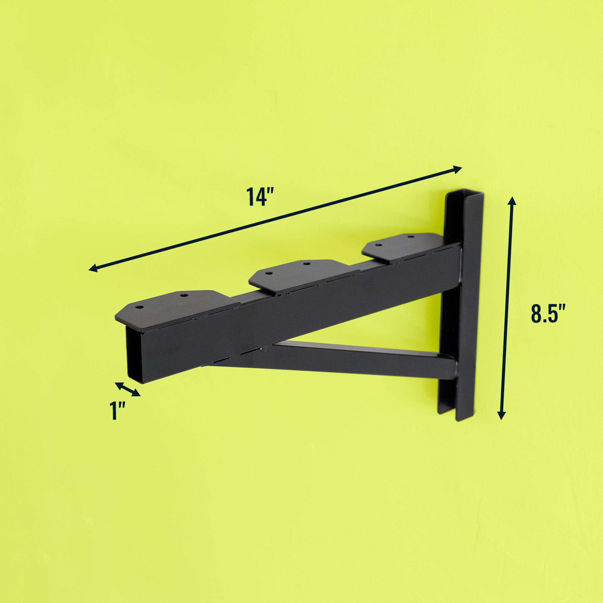 1' x 4' DIY Wall Shelf Brackets | Heavy Duty Garage Wall Shelves