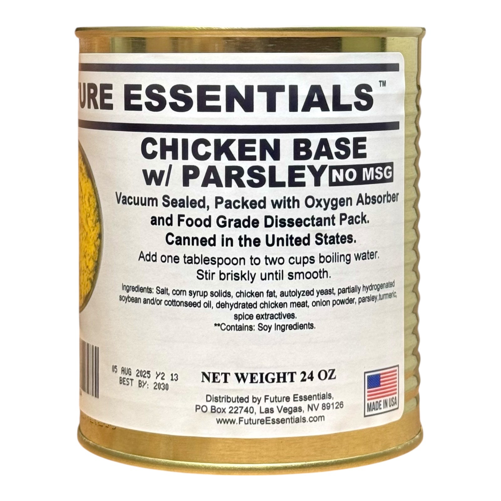 Future Essentials Canned Chicken Base with Parsley