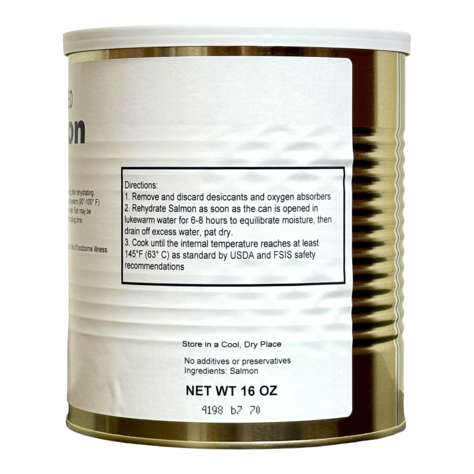 Military Surplus Freeze Dried Salmon Fillets