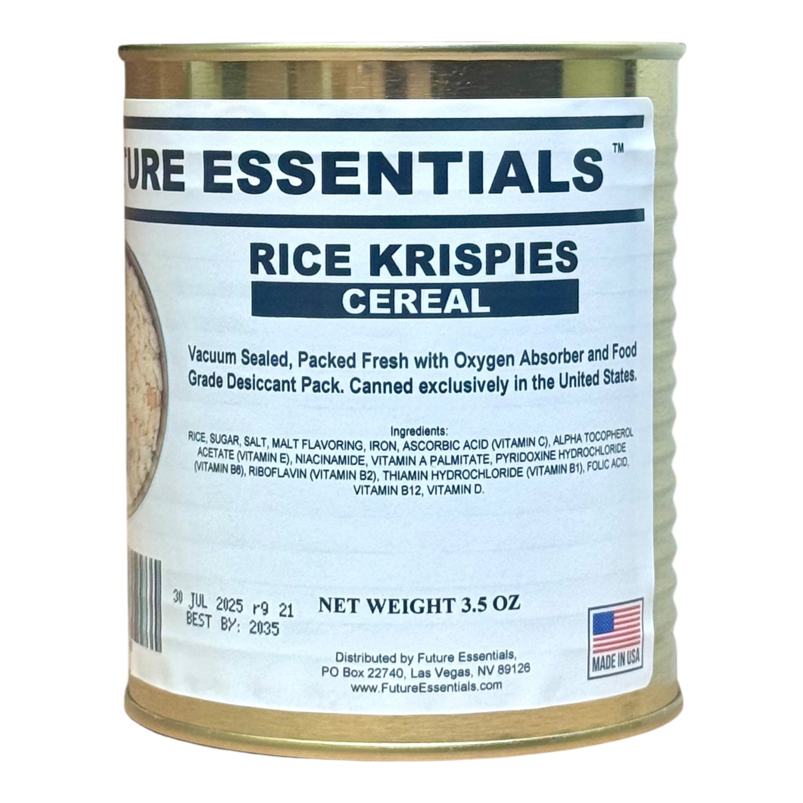 Case (12 Cans) of Future Essentials Canned Breakfast Cold Cereal Variety and Milk