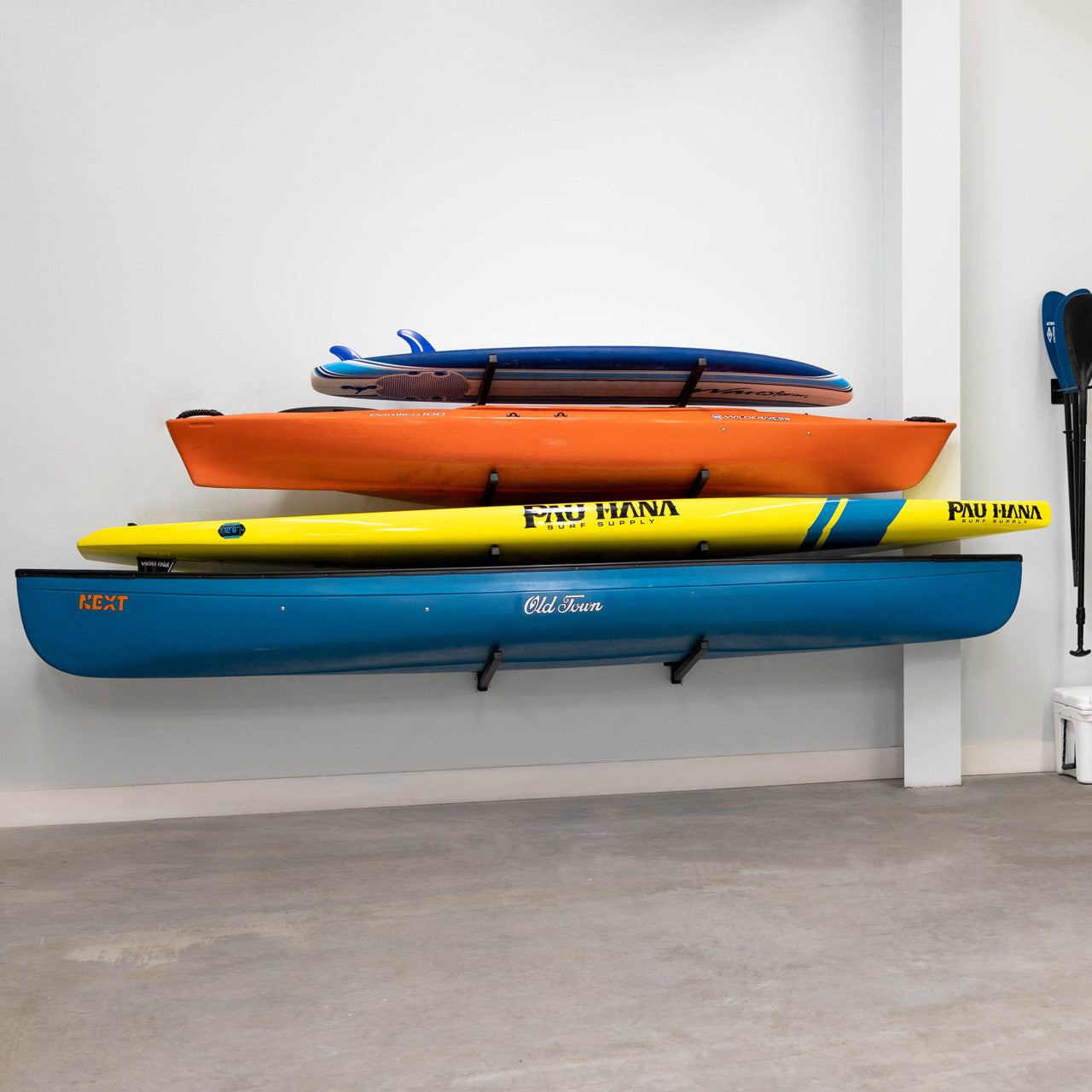 Indoor Wall Rack | 46 Inch Adjustable Height | Kayak & SUP
