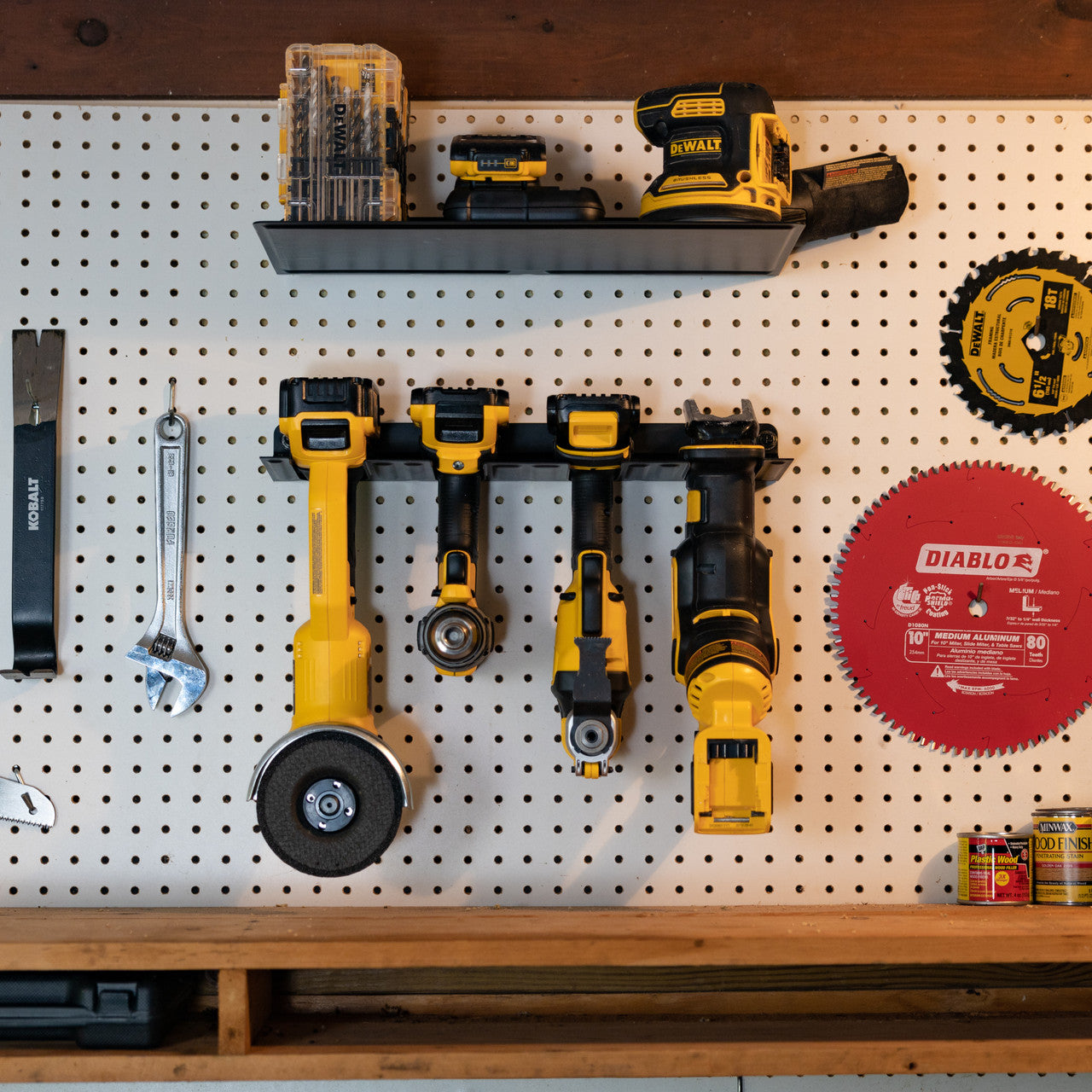 E-Power Tool Organizer & Shelf | Garage Storage Rack