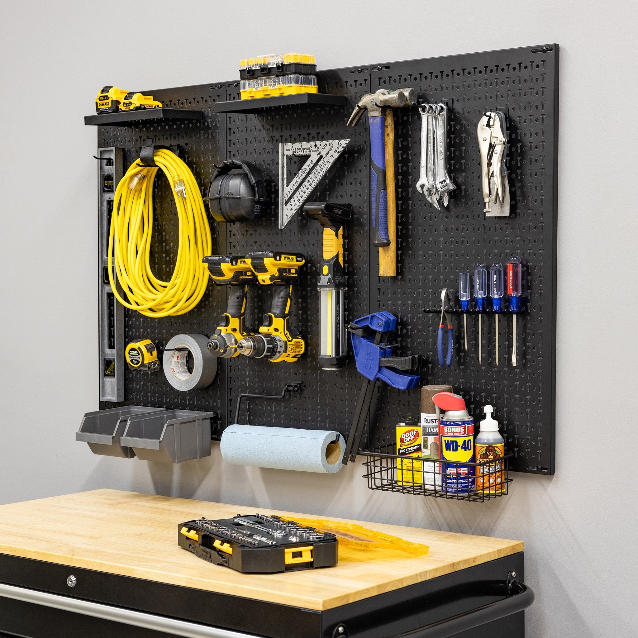 51" x 32" Pegboard |20 Attachments