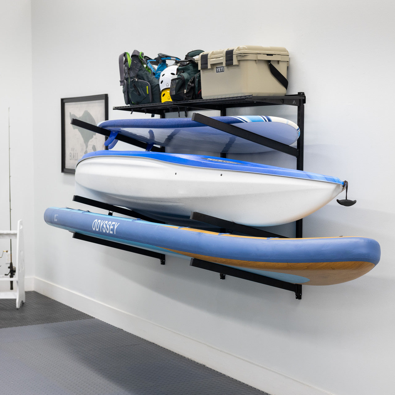 G-Watersport Pro | Adjustable Wall Storage System | Holds 500 lbs