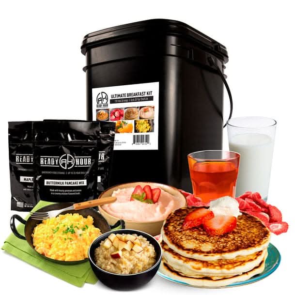 ReadyHour Pack of 3 Ready Hour Ultimate Breakfast Kit (140 servings) Ready Hour Ultimate Breakfast Kit 140 Servings - 3 Pack