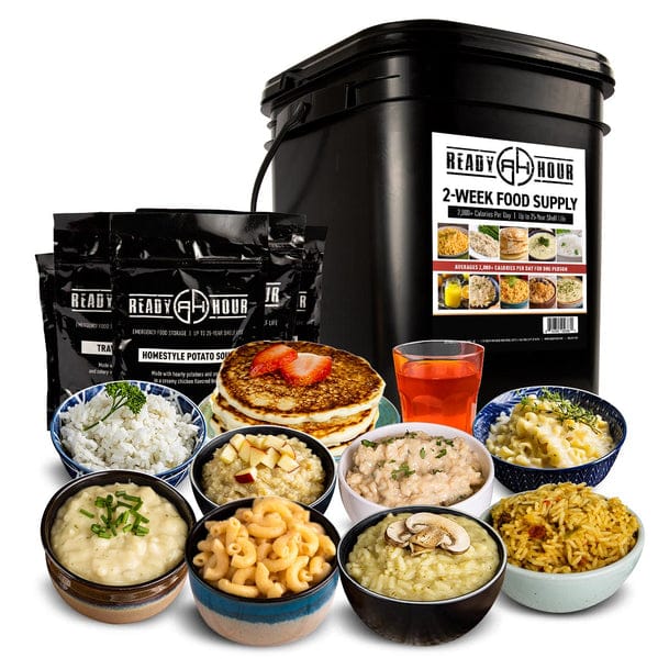 ReadyHour Pack of 3 Ready Hour 2-Week Emergency Food Supply (2,000+ calories/day) Ready Hour 2-Week Emergency Food Supply - 3 Pack