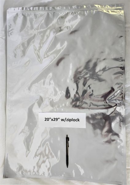 Mylar Bags 20"x29" with zip lock