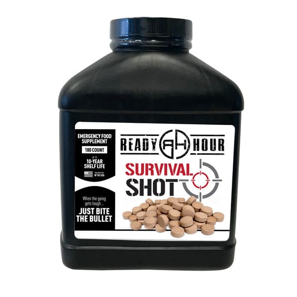 ReadyHour Pack of 33 Ready Hour Survival Shot – Emergency Survival Food Supplement (30 servings) Ready Hour Survival Shot Food Supplement - 33 Pack