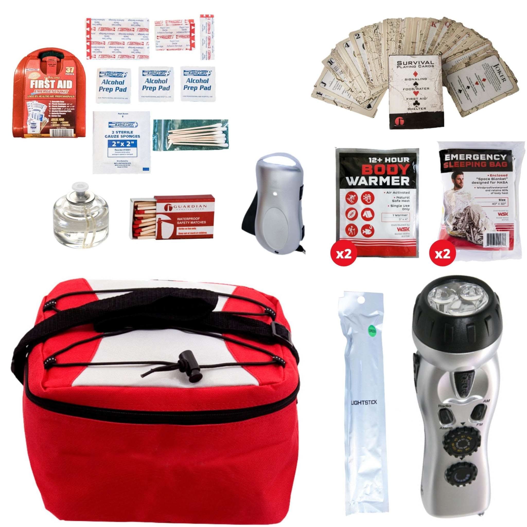 Guardian Survival Gear Blackout Kit Emergency 4-in-1 Radio Flashlight Kit for Emergency Preparedness and Off-Grid Use