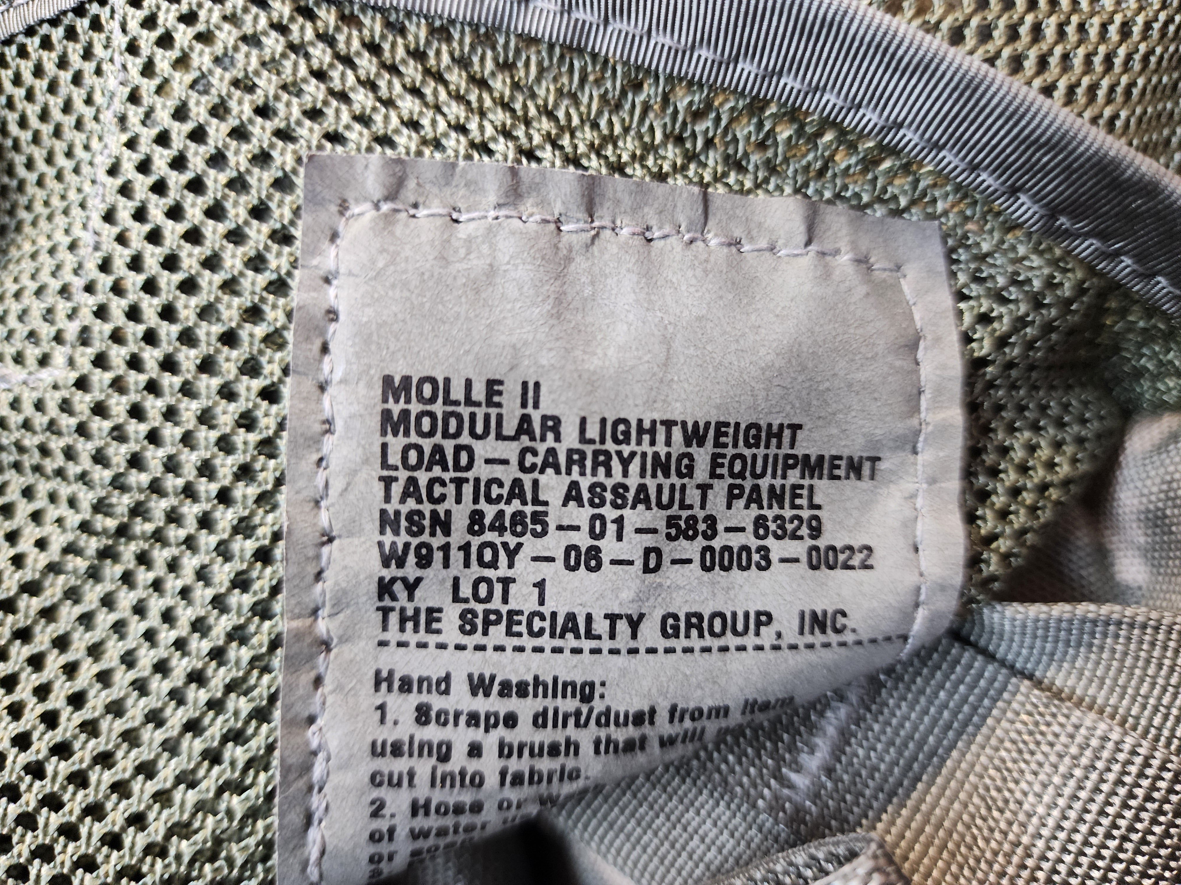 Tactical Assault Panel - UCP/ACU - Used