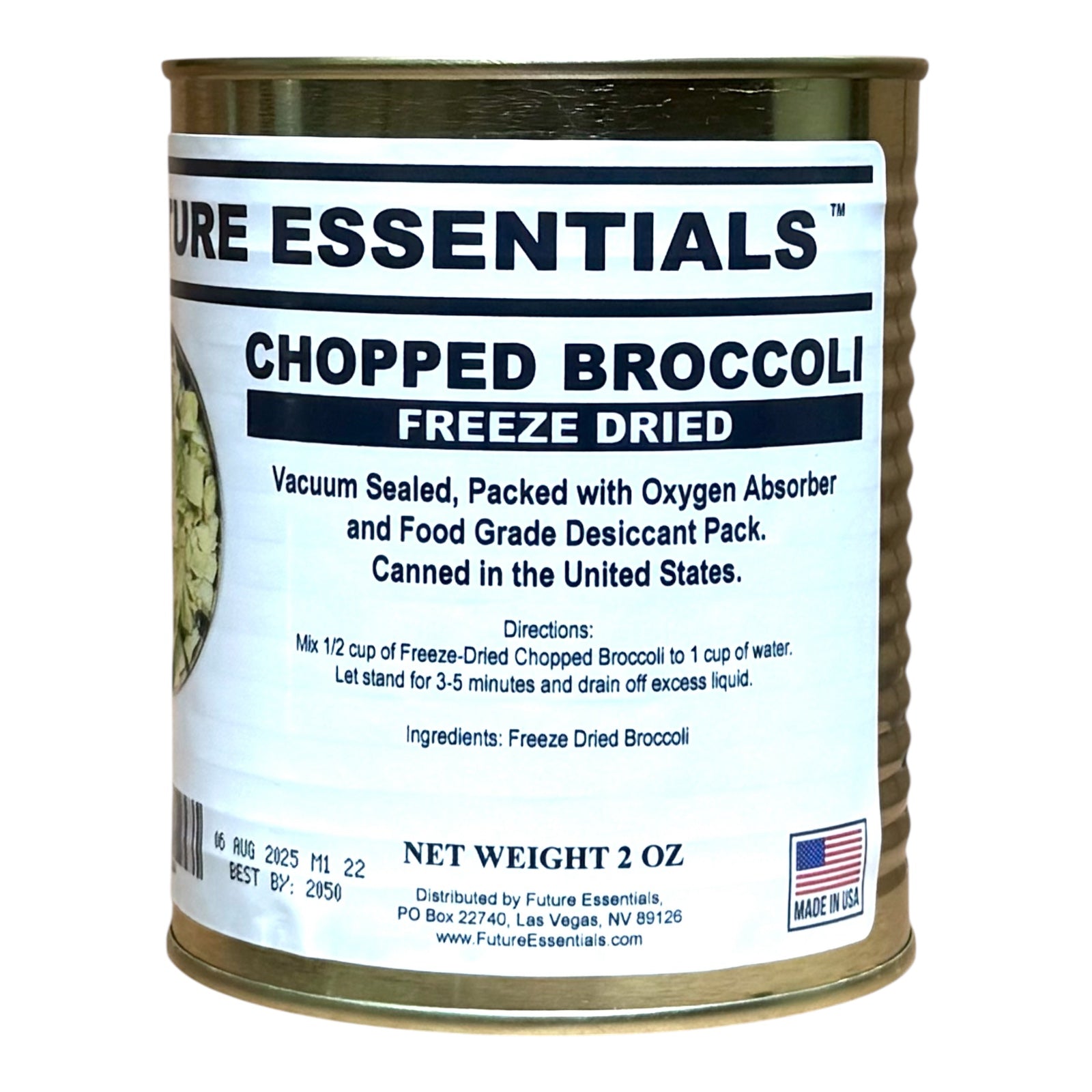 Case (12 Cans) of Future Essentials Freeze Dried Vegetable Variety