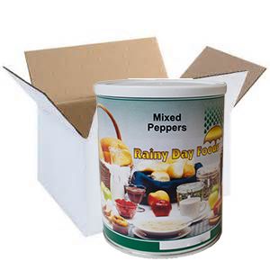 Dehydrated Mixed Peppers (red and green) Case(6) #2.5 cans