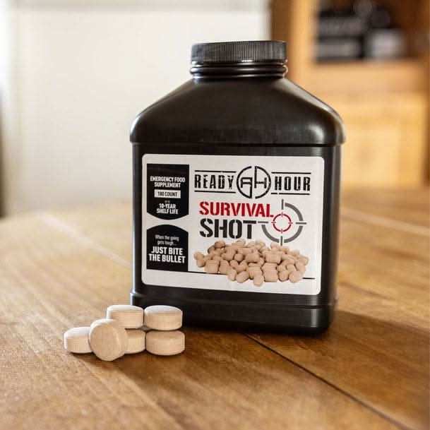 ReadyHour Pack of 33 Ready Hour Survival Shot – Emergency Survival Food Supplement (30 servings) Ready Hour Survival Shot Food Supplement - 33 Pack