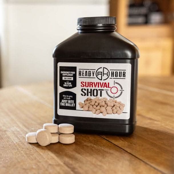 ReadyHour Pack of 33 Ready Hour Survival Shot – Emergency Survival Food Supplement (30 servings) Ready Hour Survival Shot Food Supplement - 33 Pack