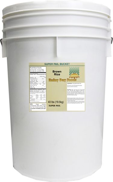 Brown Rice 35 lb. 5 gal SP