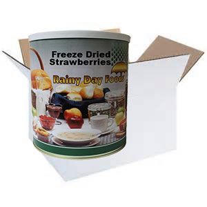 Freeze Dried Strawberries-Slices Case(6) #2.5 cans
