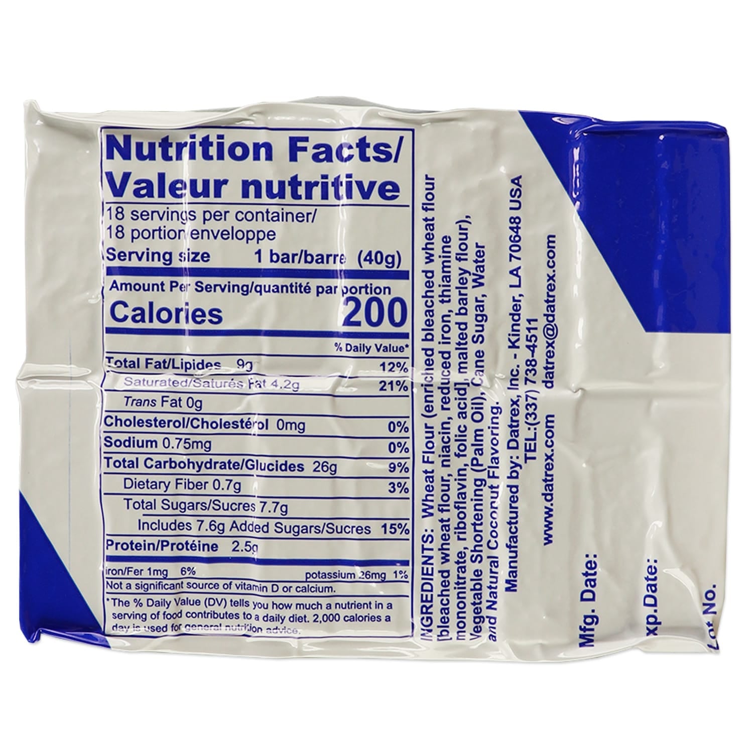 Guardian Survival Gear 3600 Calorie Food Bar 3600 Calorie Emergency Food Bar | Guardian Survival