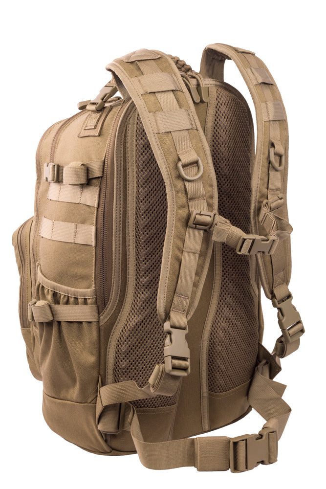 PULSE 24-Hour Backpack MOLLE compatible with multiple compartments and hydration system in black