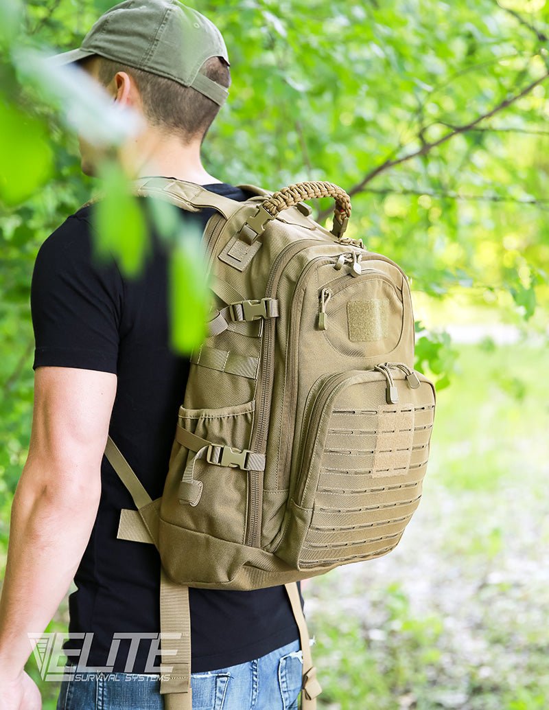 PULSE 24-Hour Backpack MOLLE compatible durable nylon tactical pack with multiple compartments and hydration system