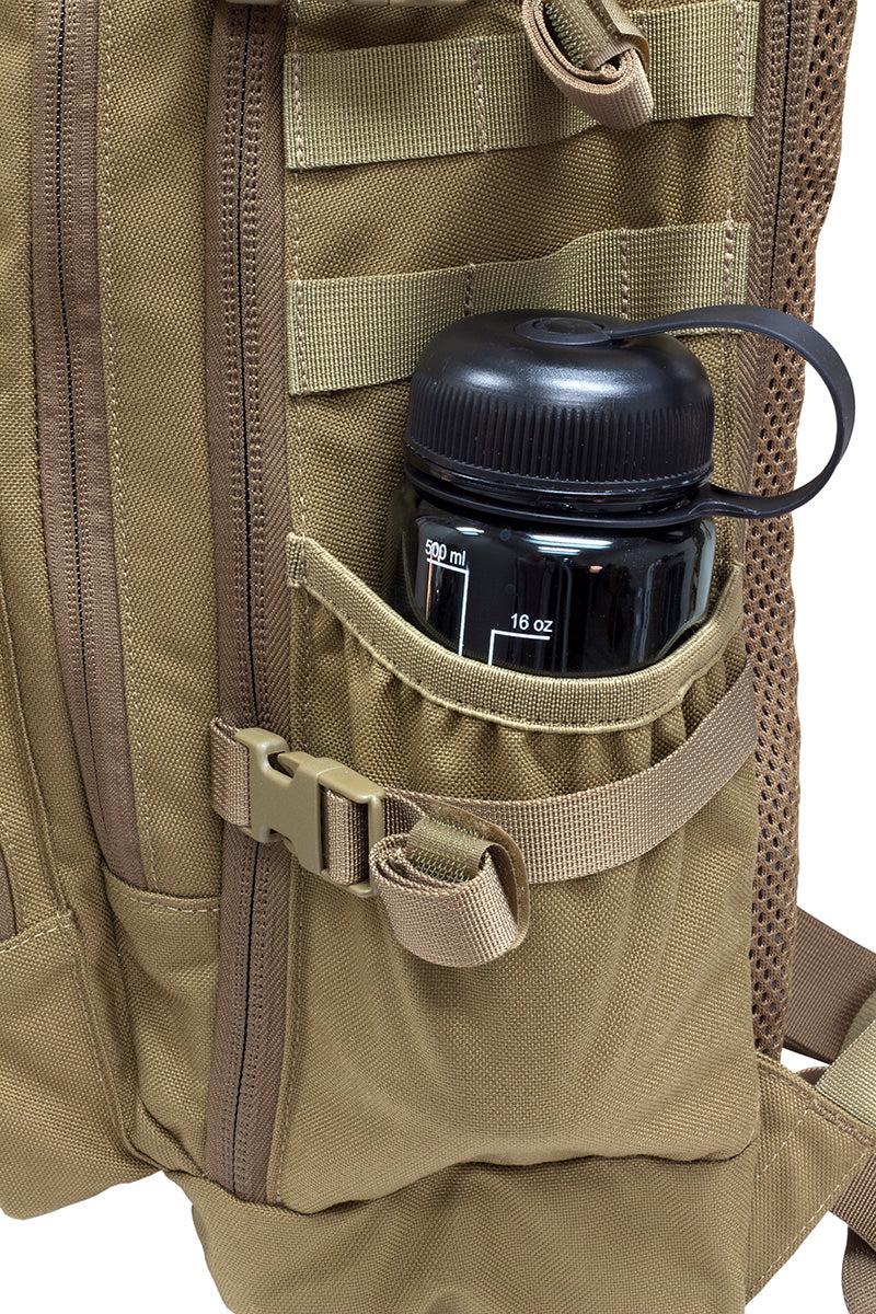 PULSE 24-Hour Backpack MOLLE compatible black with multiple compartments and padded straps