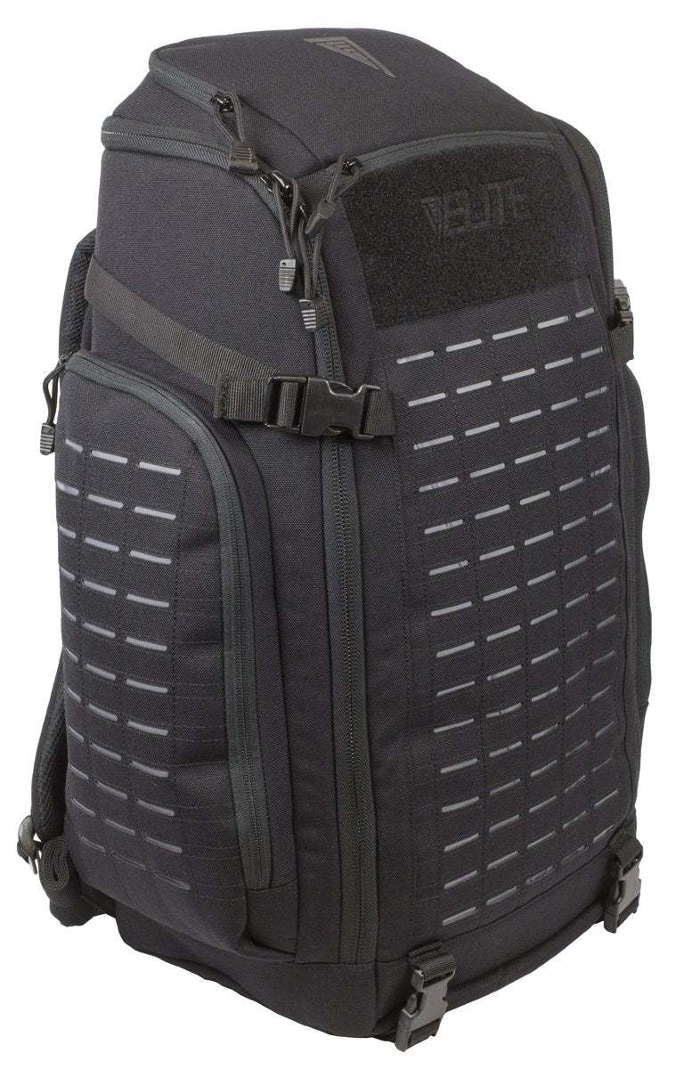 Tenacity-72 tactical 42L backpack with MOLLE panels, multiple compartments, and heavy-duty straps for 3-day survival support