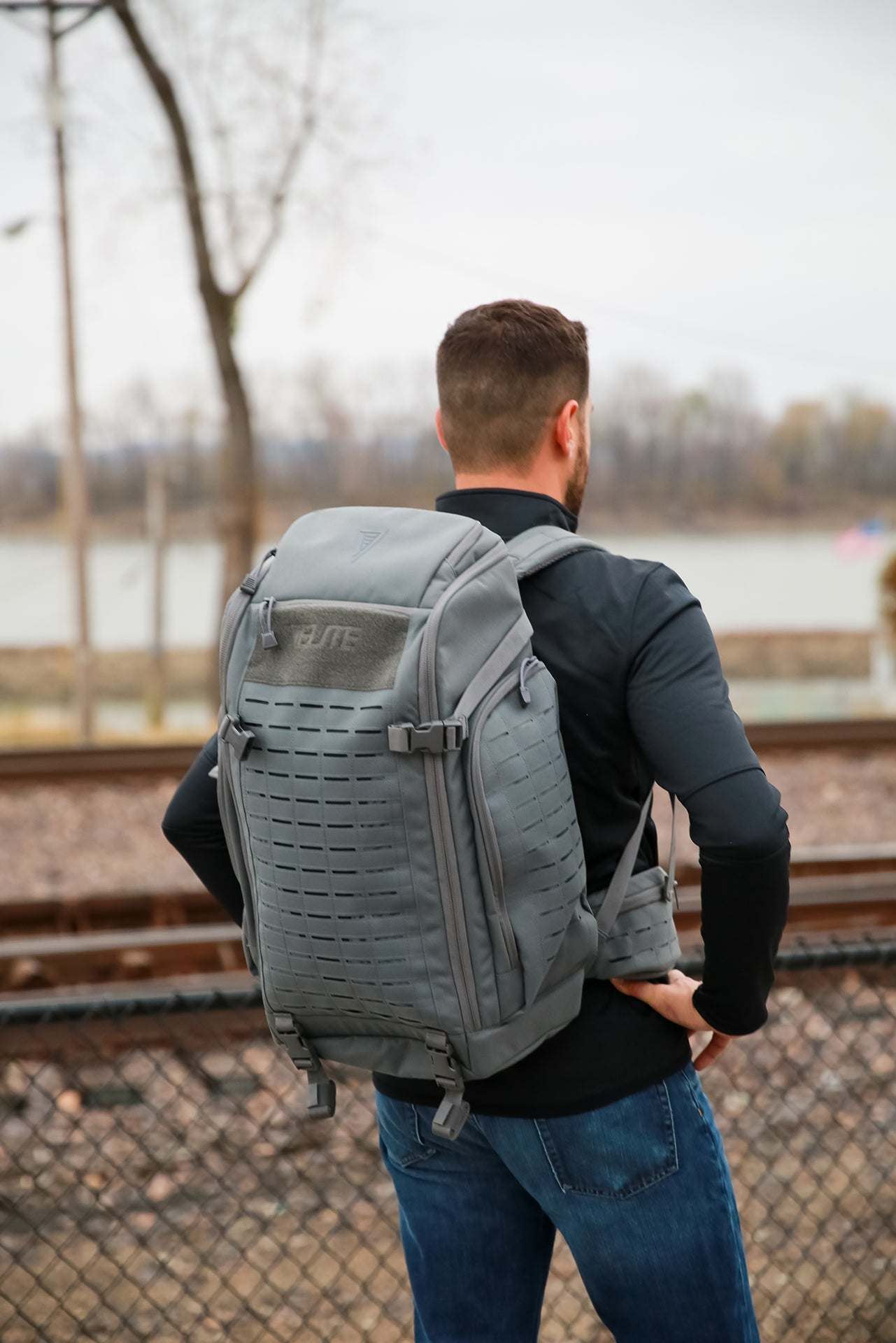 Tenacity-72 tactical MOLLE backpack 42L with multiple compartments and heavy-duty construction