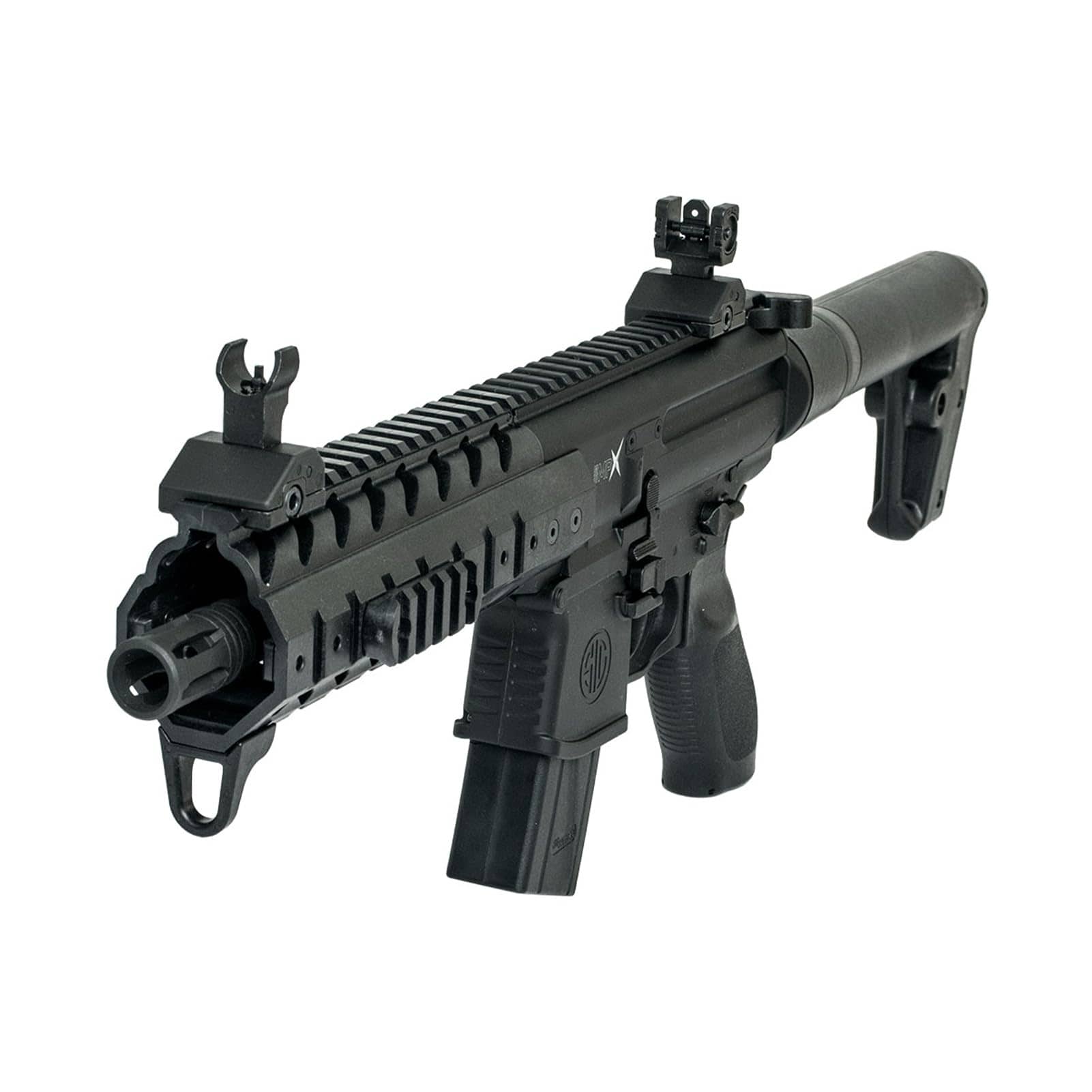 Sig Sauer Air Rifles SIG Sauer MPX Pellet Rifle Black air Rifle Sig Sauer MPX .177 Pellet Air Rifle - Black