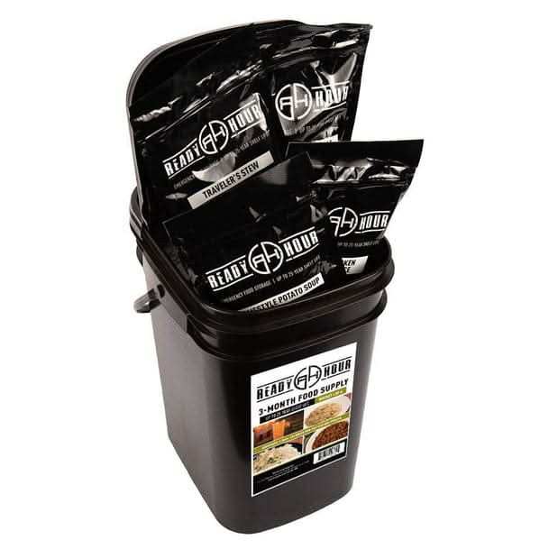 ReadyHour Pack of 2 3-Month Emergency Food Supply (2,000+ calories/day) Ready Hour 3-Month Emergency Food Supply - 2 Pack
