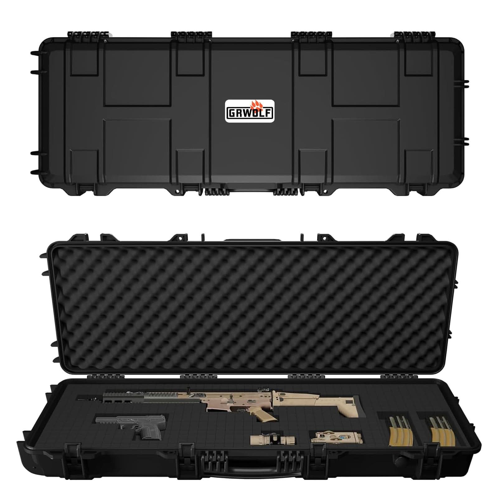 GRWOLF Gun Case GRWOLF Mil-Spec Rifle Case with 3-Layer Pick & Pluck Foam GRWOLF Mil-Spec Rifle Case w/ Pluck Foam
