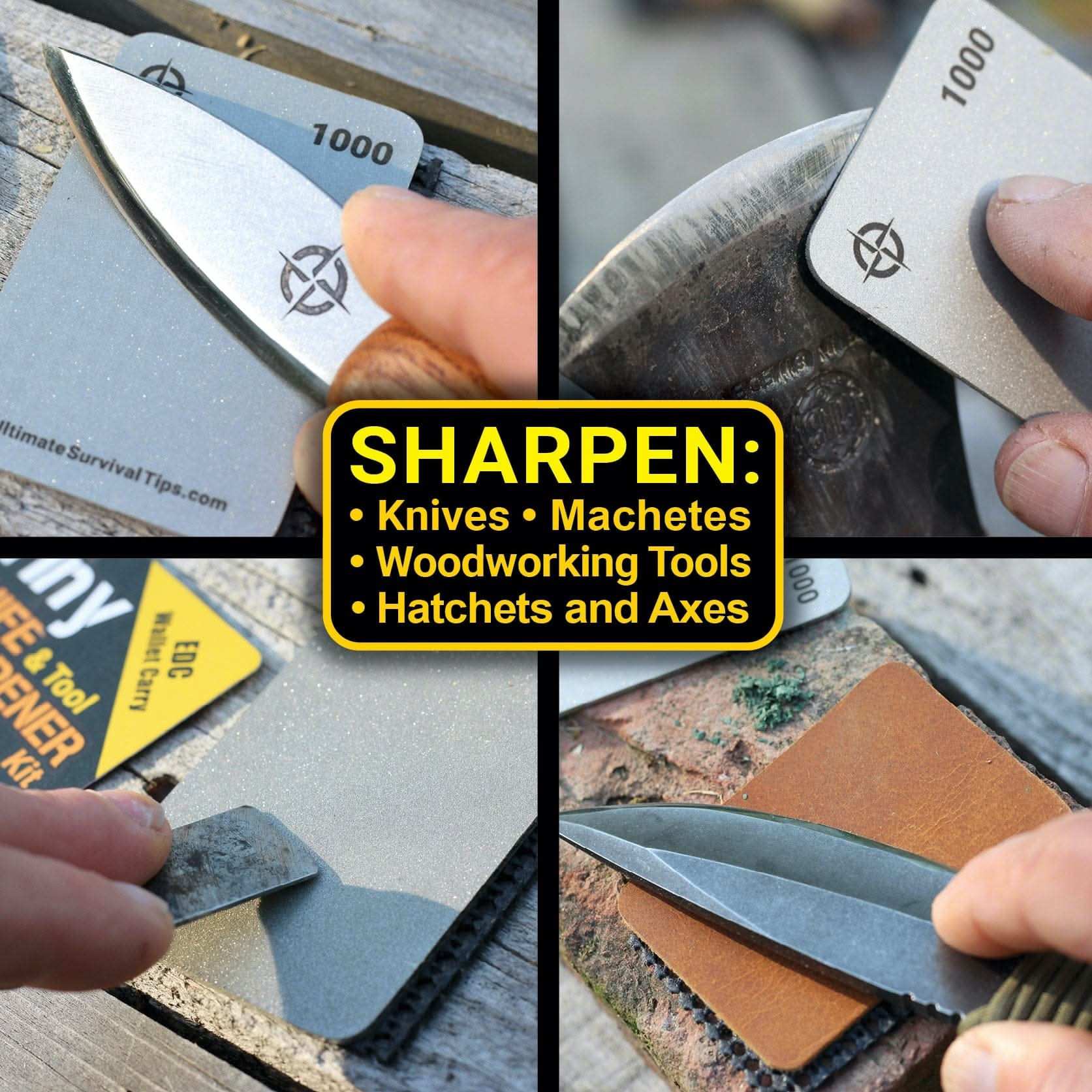 Ultimate Survival Tips Survival Tool Tiny Knife Sharpener Kit - EDC Tiny Knife Sharpener Kit - EDC | UST