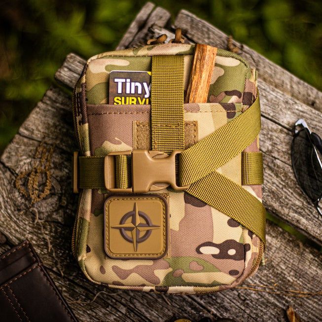 VersaPAK™ EDC Kit durable modular utility pouch in Camp-Camo with multiple compartments and MOLLE compatibility