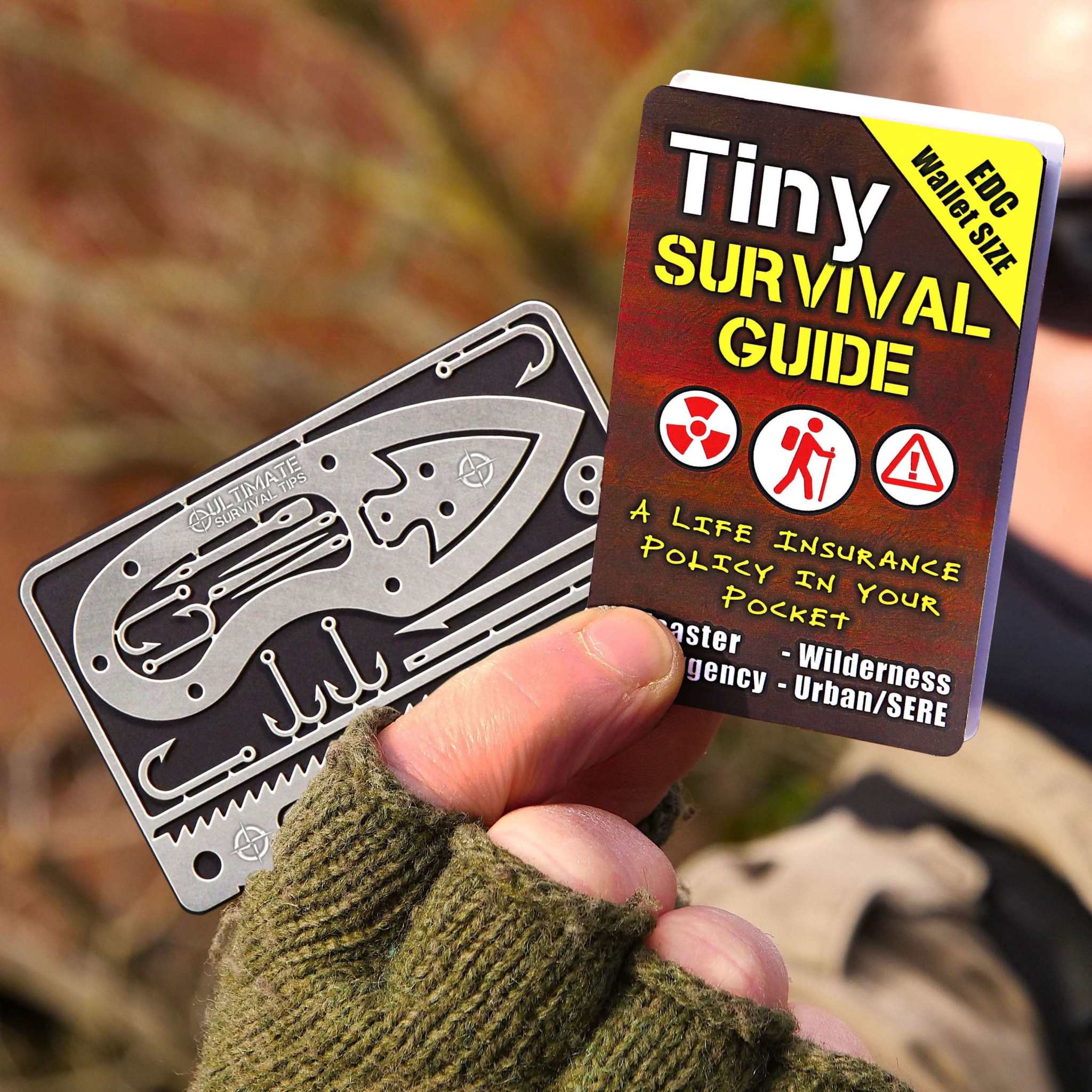 Ultimate Survival Tips Tiny Survival Guide Tiny Survival® Guide Tiny Survival Guide - Pocket Waterproof Reference | UST