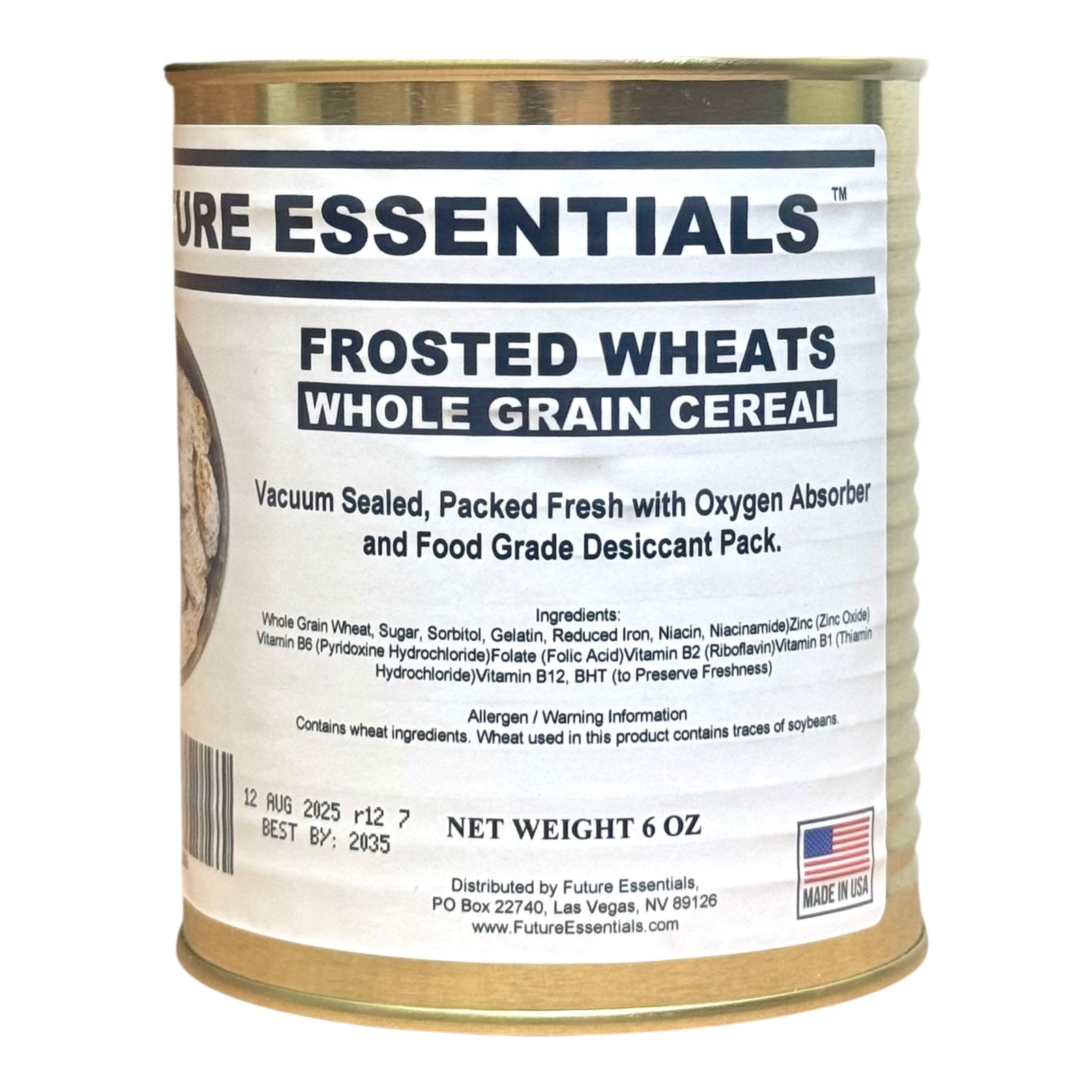 Case (12 Cans) of Future Essentials Canned Breakfast Cold Cereal Variety and Milk