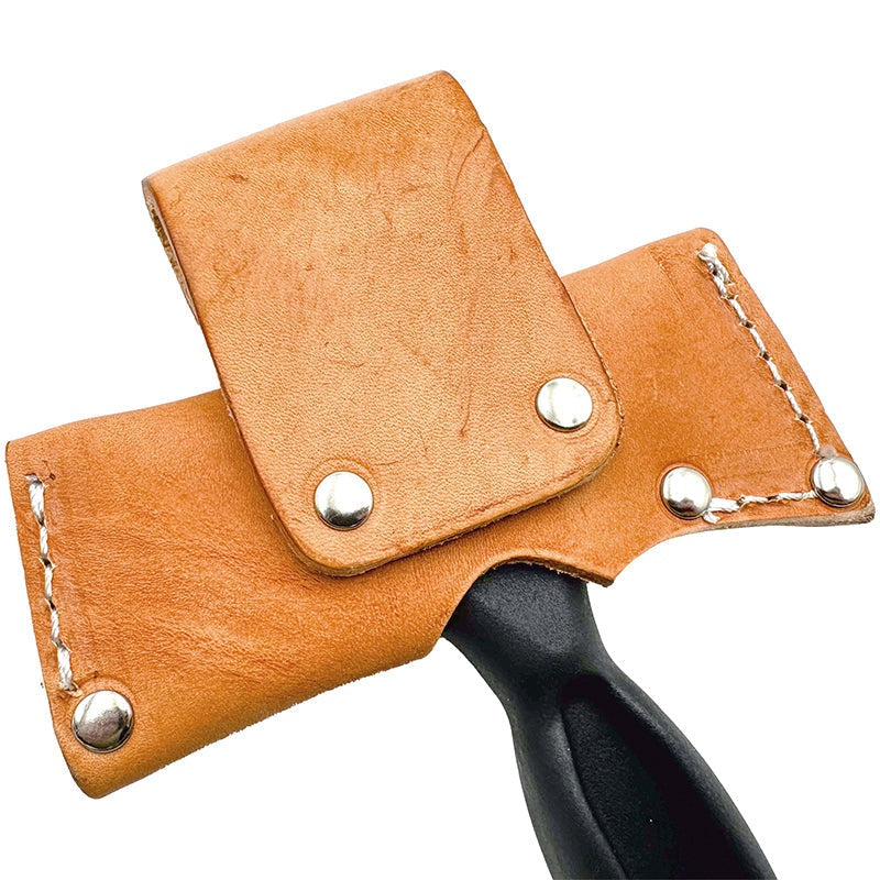 BattlBox Skachet carbon steel multipurpose survival tool with leather sheath