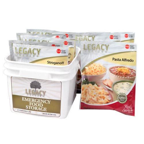 Legacy Food Storage Emergency and Survival Food 32 Serving Family 72 Hour Emergency Food Kit Emergency Food Kit - 32 Servings for 72 Hour Emergency Preparedness