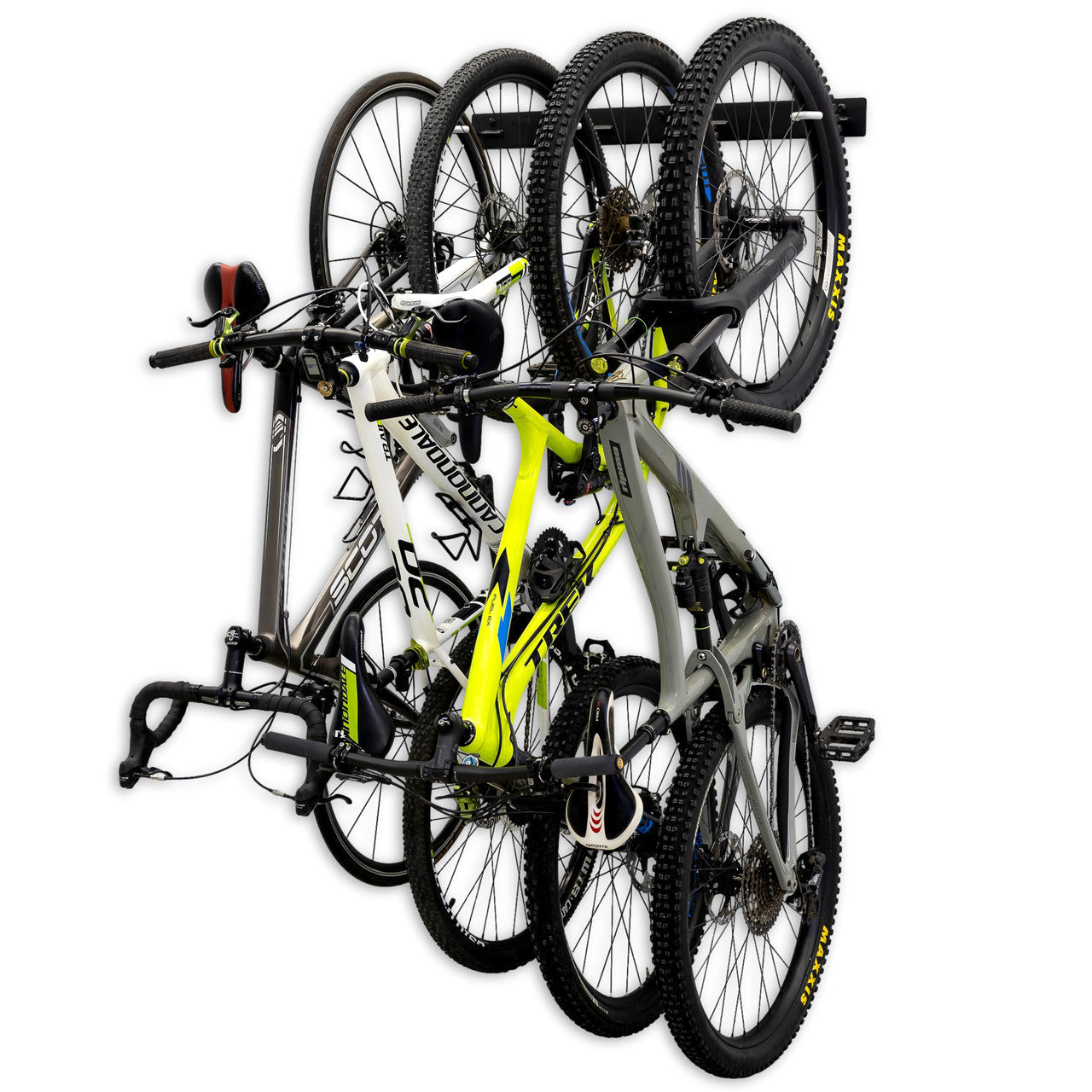 Blackstone Bike Storage Rack | 4 Bikes | Black