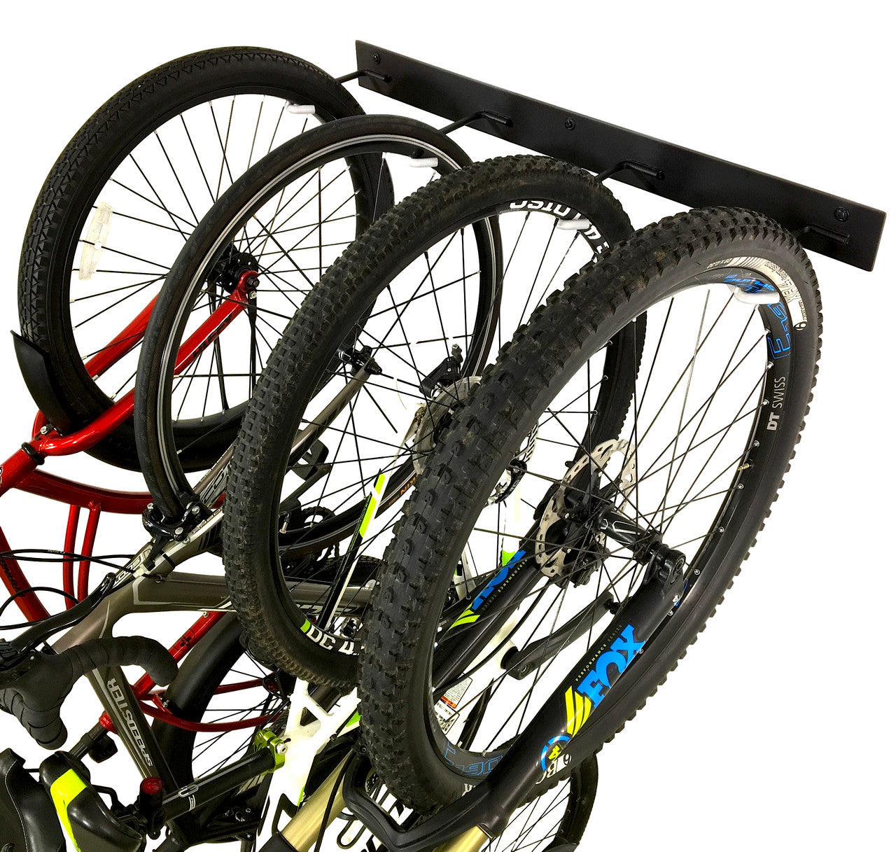 Blackstone Bike Storage Rack | 4 Bikes | Black