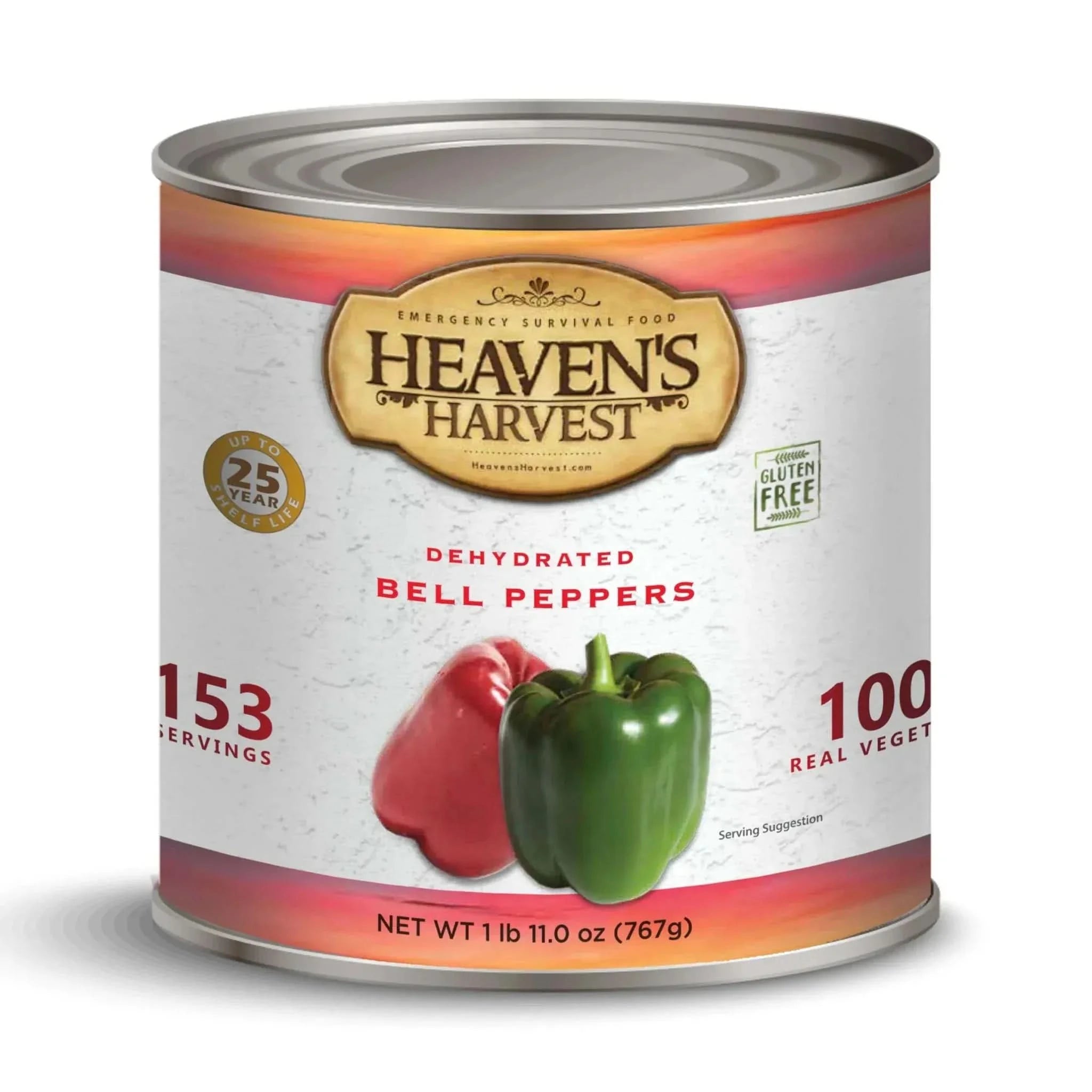 Heaven's Harvest Vegetable Bundle, #10 Cans Vegetable Bundle - 10 Cans with 25-Year Shelf Life for Emergency Prep
